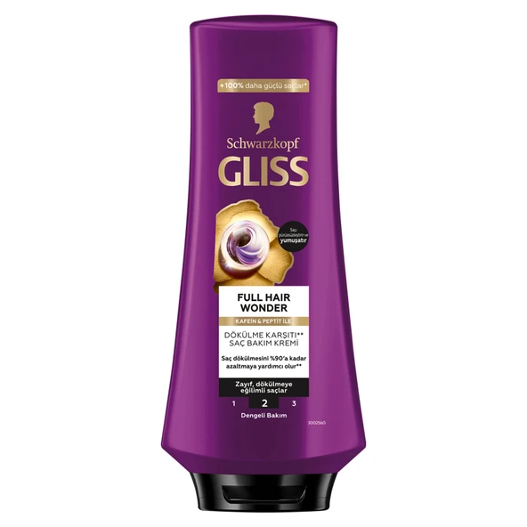 Gliss Full Hair Wonder Saç Kremi 360 Ml (5'li Paket) ürün görseli 1