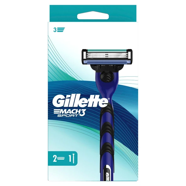 Gillette Mach3 Start Tıraş Makinesi + Yedek Tıraş Bıçağı (2'li Paket) ürün görseli 1
