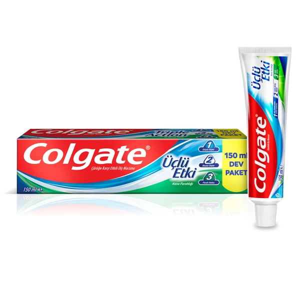 Colgate Üçlü Etki Diş Macunu 150 Ml (4'li Paket) ürün görseli 1