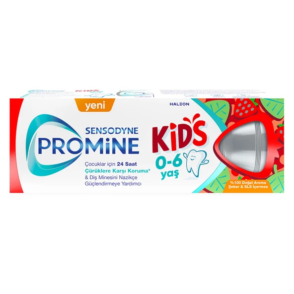 Sensodyne Promine Kids Çilekli & Tatlı Naneli Diş Macunu 50 Ml (5'li Paket) ürün görseli 1
