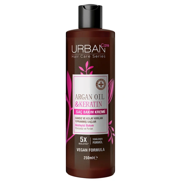 Urban Care Argan Oil & Keratin Saç Bakım Kremi 250 Ml (7'li Paket) ürün görseli 1