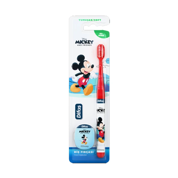 Difaş Mickey Mouse Diş Fırçası 15+ Yaş (6'li Paket) ürün görseli 1