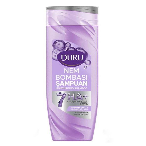 Duru Nem Bombası Yoğun Onarım & Nem Bombası Şampuan 600 Ml (5'li Paket) ürün görseli 1