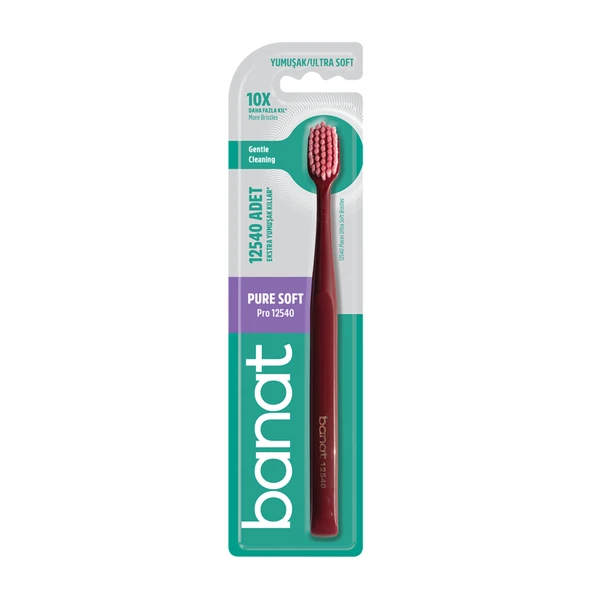 Banat Puresoft Pro 12540 Diş Fırçası - Soft (8'li Paket) ürün görseli 1