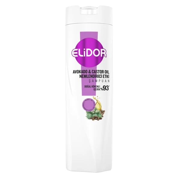 Elidor Avokado & Castor Oil Şampuan 400 Ml (6'li Paket) ürün görseli 1