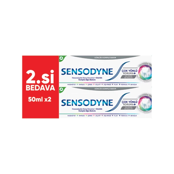 Sensodyne Çok Yönlü Koruma Diş Macunu 2x50 Ml (6'li Paket) ürün görseli 1