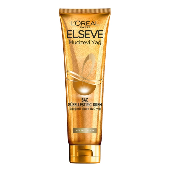 L'Oréal Paris Elseve Mucizevi Yağ Saç Güzelleştirici Krem Her Saç Tipi 150 Ml (4'li Paket) ürün görseli 1