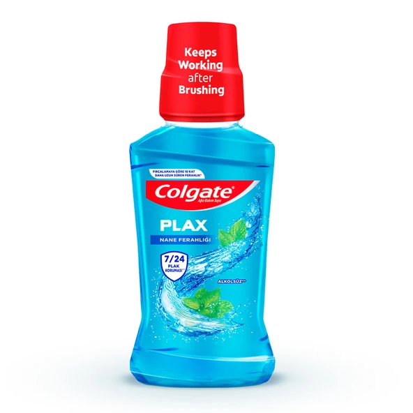 Colgate Plax Nane Ferahlığı Ağız Bakım Suyu 250 Ml (8'li Paket) ürün görseli 1