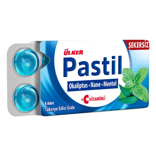 Ülker Pastil Okaliptus Mentol Nane 8 Adet 22.4 G (7'li Paket) ürün görseli 1