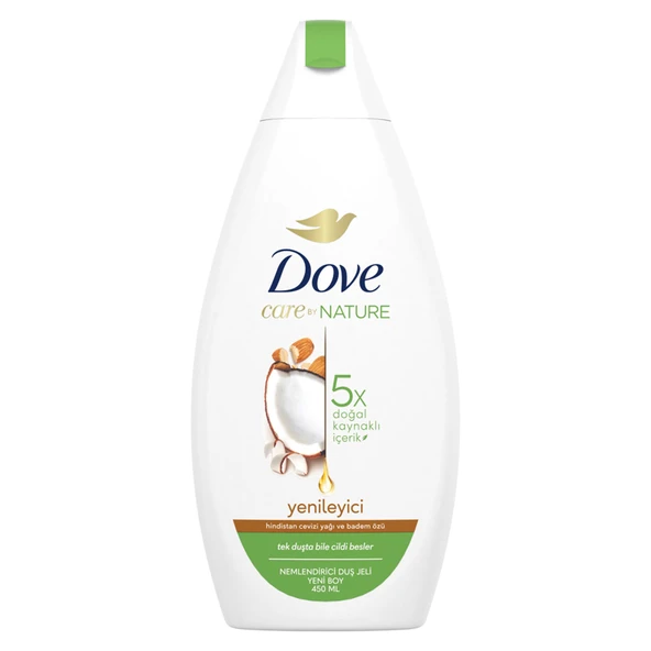 Dove Hindistan Cevizi Yağlı Duş Jeli 450 Ml (2'li Paket) ürün görseli 1