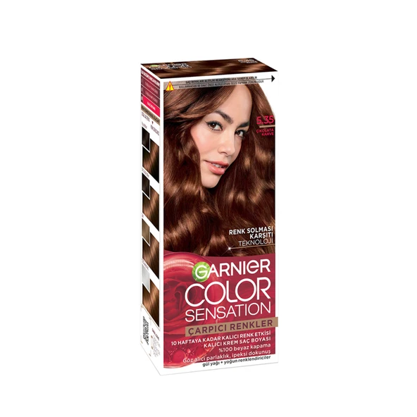 Garnier Çarpıcı Renkler 5.35 Çikolata Kahve 112 Ml (2'li Paket) ürün görseli 1