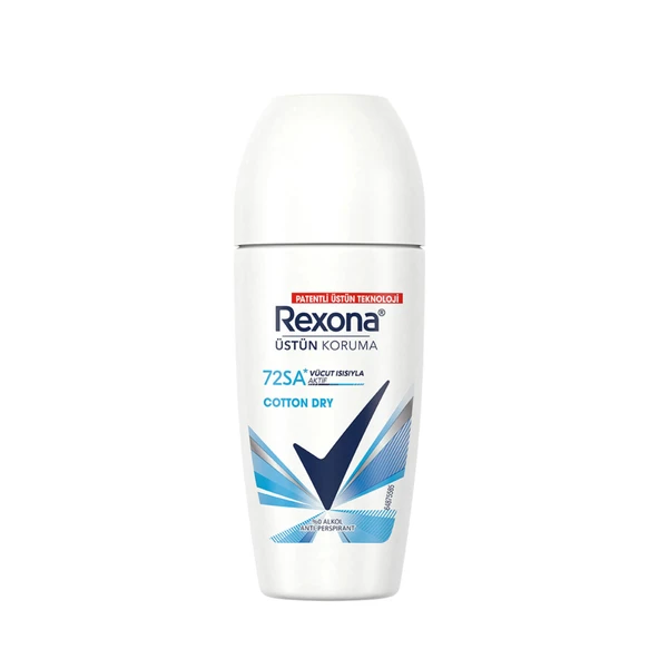 Rexona Cotton Dry 72 Saat Roll On 50 Ml (5'li Paket) ürün görseli 1