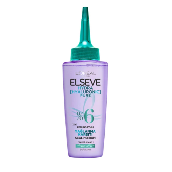 L'Oréal Paris Elseve Hydra Pure Yağlanma Karşıtı Peeling Etkili Saç Derisi Serumu 102 Ml (2'li Paket) ürün görseli 1