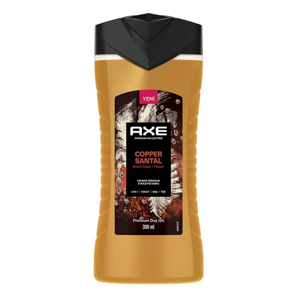 Axe Copper Santal Premium Duş Jeli 300 Ml (4'li Paket) ürün görseli 1