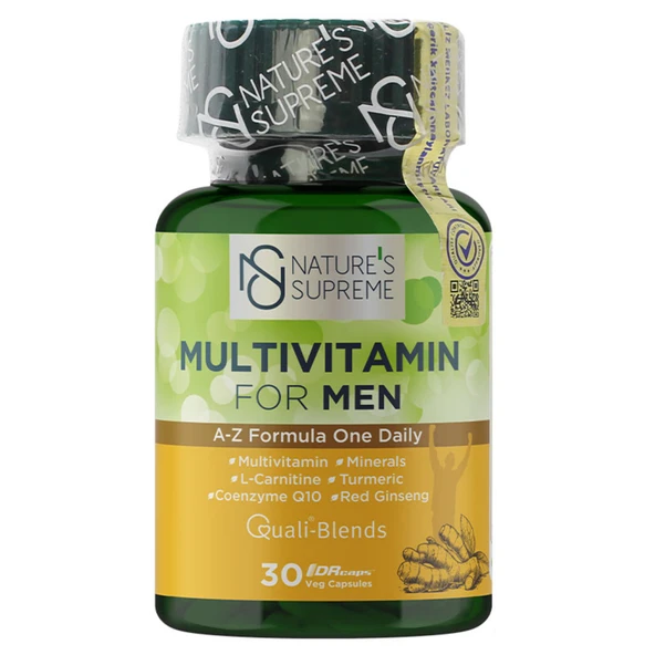 Nature's Supreme Multivitamin For Men 30 Kapsül (7'li Paket) ürün görseli 1