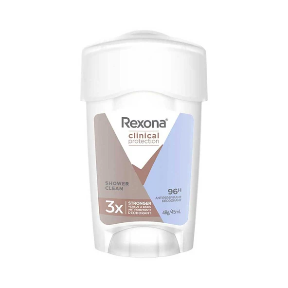 Rexona Kadın Clinical Stick Shower Clean 45 Ml (4'li Paket) ürün görseli 1