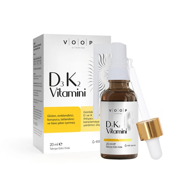 Voop Vitamin D3k2 Sprey - Damla 20 Ml (4'li Paket) ürün görseli 1