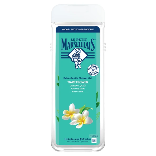 Le Petit Marseillais Gardenya Çiçeği Duş Jeli 400Ml (3'li Paket) ürün görseli 1