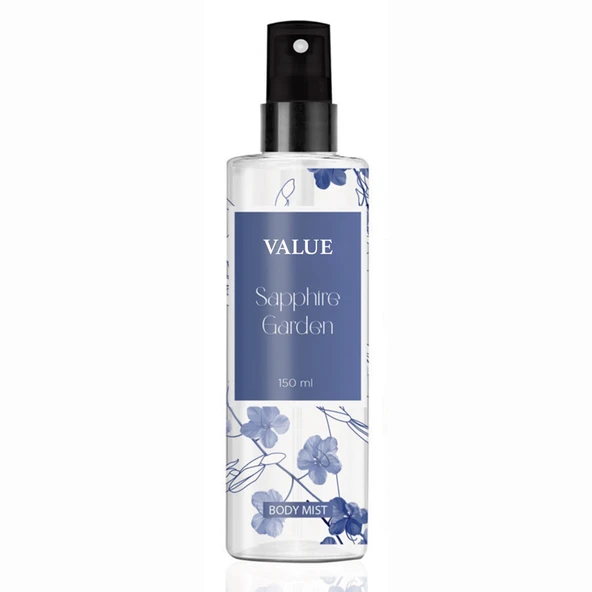 Value Sapphire Garden Body Mist 150 Ml (7'li Paket) ürün görseli 1