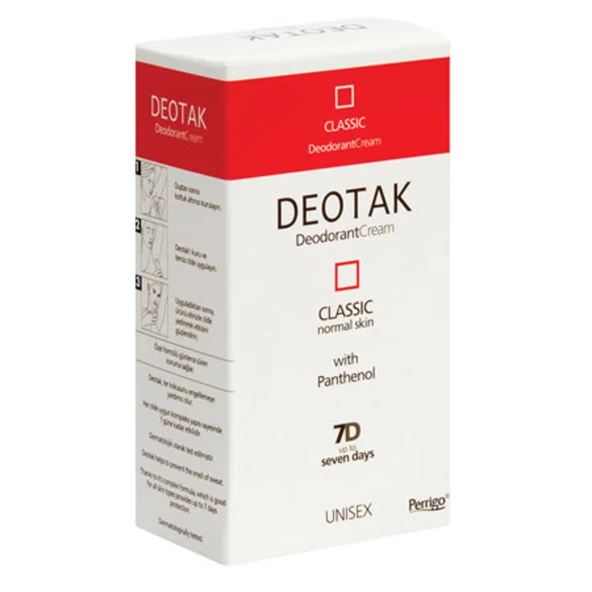 Deotak Krem Deodorant Classic 35 Ml (6'li Paket) ürün görseli 1