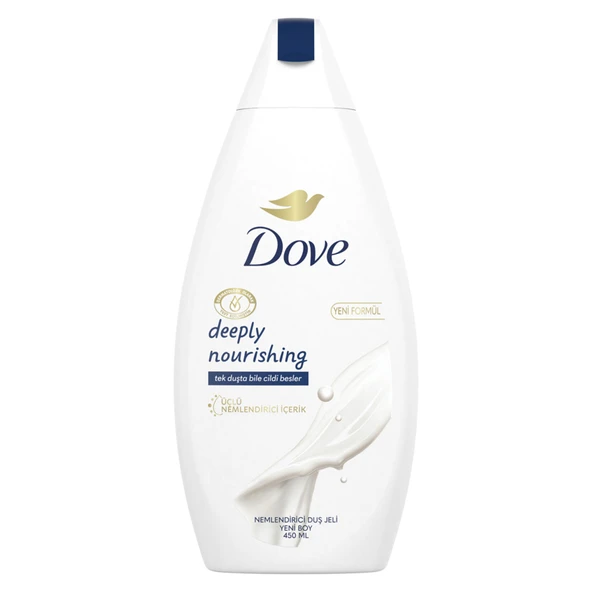 Dove Deeply Nourishing Duş Jeli 450 Ml (4'li Paket) ürün görseli 1