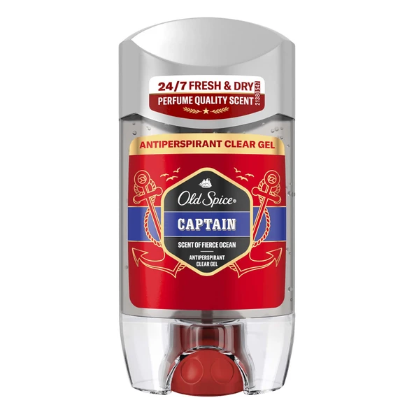 Old Spice Captain Erkek Terleme Önleyici Jel Deodorant 70 Ml (8'li Paket) ürün görseli 1