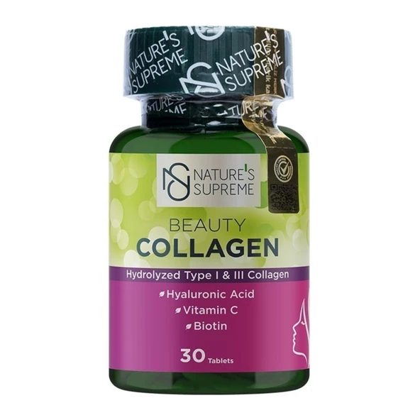 Natures Supreme Beauty Collagen 30 Tablet (7'li Paket) ürün görseli 1