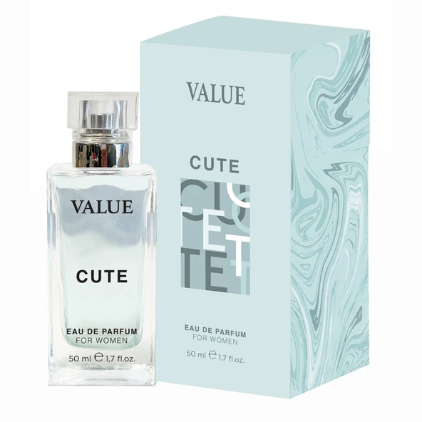 Value Cute Eau De Parfum For Women 50 Ml (3'li Paket) ürün görseli 1
