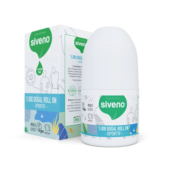 Siveno Doğal Roll-on - Sportive 50 Ml (6'li Paket) ürün görseli 1