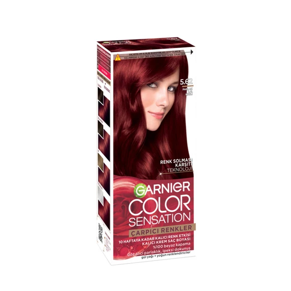 Garnier Çarpıcı Renkler 5.62 Parlak Lal Kızılı (7'li Paket) ürün görseli 1