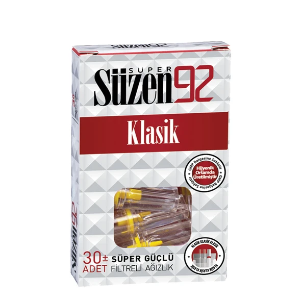 Süper Süzen 92 Ağızlık Filtresı 30'lu (8'li Paket) ürün görseli 1