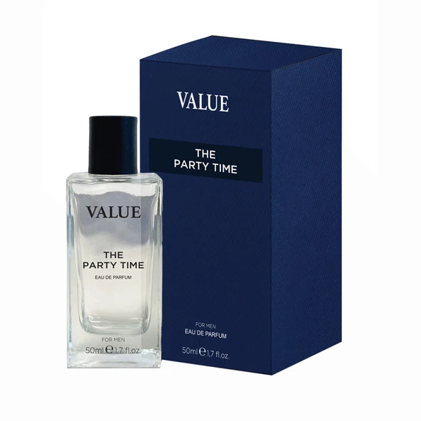 Value The Party Time Eau De Parfum For Men 50 Ml (7'li Paket) ürün görseli 1