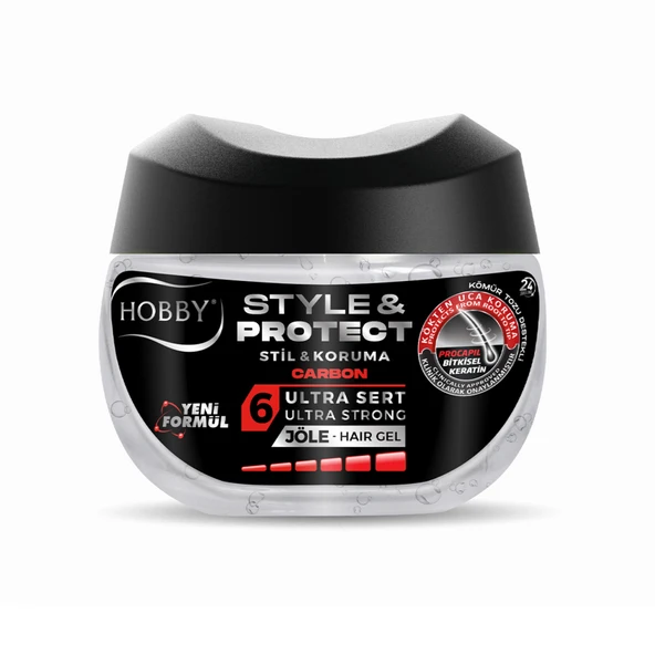 Hobby Style&Protect Jöle Carbon 400 Ml (8'li Paket) ürün görseli 1