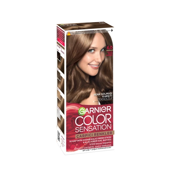Garnier Çarpıcı Renkler 6.0 Yoğun Koyu Kumral (6'li Paket) ürün görseli 1