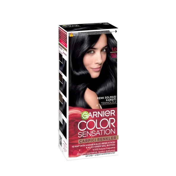 Garnier Çarpıcı Renkler 1.0 Ekstra Yoğun Siyah (4'li Paket) ürün görseli 1