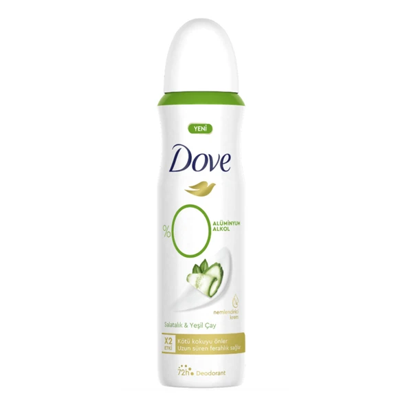 Dove Salatalık & Yeşil Çay Sprey Deodorant 150 Ml (4'li Paket) ürün görseli 1