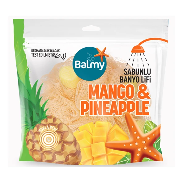 Balmy Mango & Ananas Sabunlu Banyo Lifi (3'li Paket) ürün görseli 1