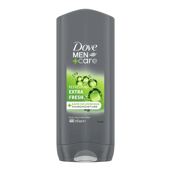 Dove Men +Care Extra Fresh Duş Jeli 400 Ml (5'li Paket) ürün görseli 1