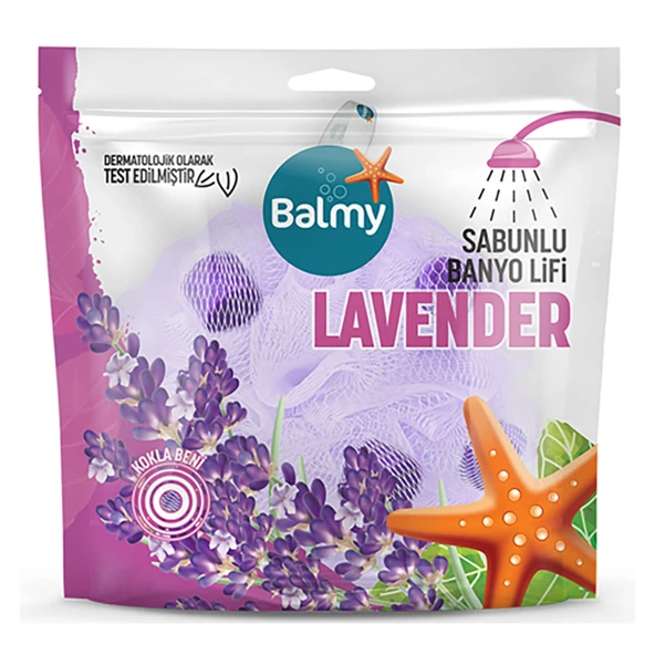 Balmy Lavanta Sabunlu Banyo Lifi (6'li Paket) ürün görseli 1