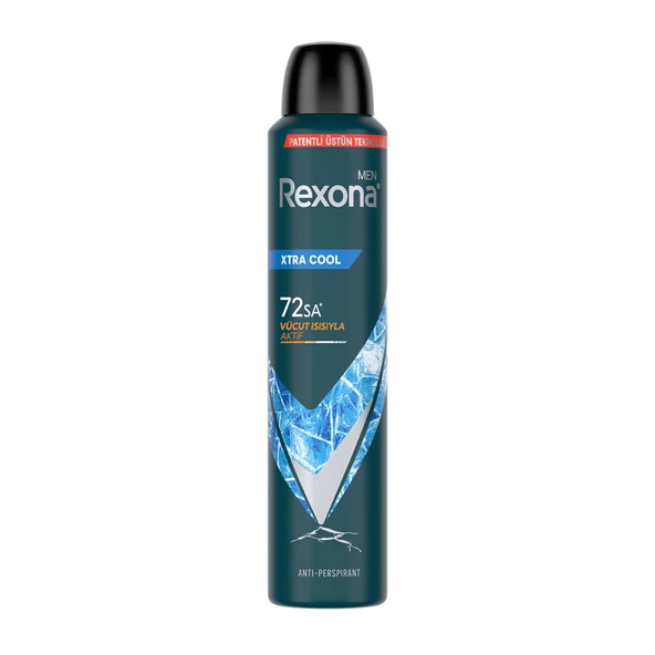 Rexona Men Erkek Sprey Deodorant Xtra Cool 200 ml (6'li Paket) ürün görseli 1