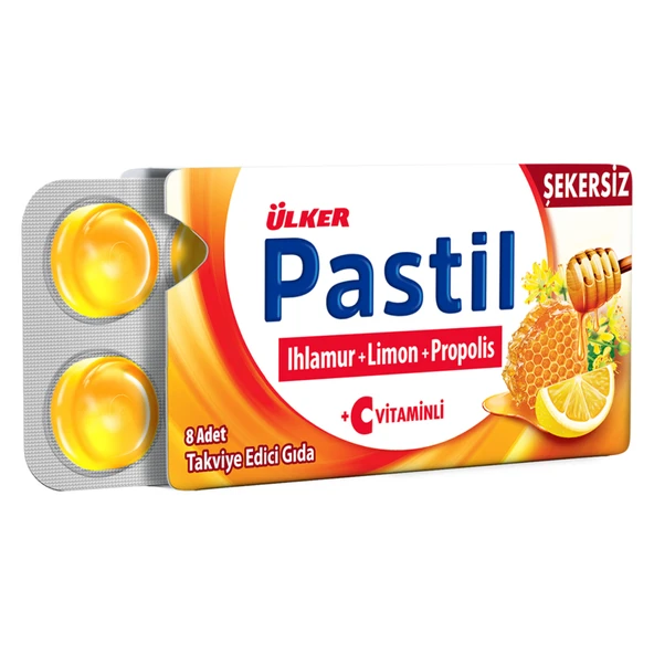 Ülker Pastil Ihlamur Limon Propolis 8 Adet 22.4 G (7'li Paket) ürün görseli 1