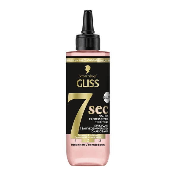 Gliss 7 Sec Split Hair Miracle Ekspres Onarıcı 200 Ml (5'li Paket) ürün görseli 1