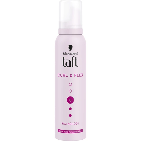 Taft Saç Köpüğü Curl & Flex  150 Ml (7'li Paket) ürün görseli 1