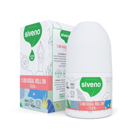 Siveno Doğal Roll-on - Teen Pink 50 Ml (2'li Paket) ürün görseli 1