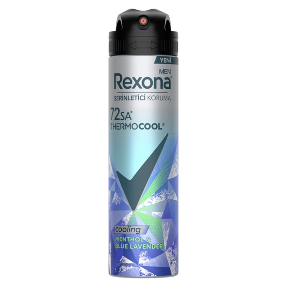 Rexona Thermocool Men Menthol & Blue Levender Erkek Sprey Deodorant 150 Ml (8'li Paket) ürün görseli 1