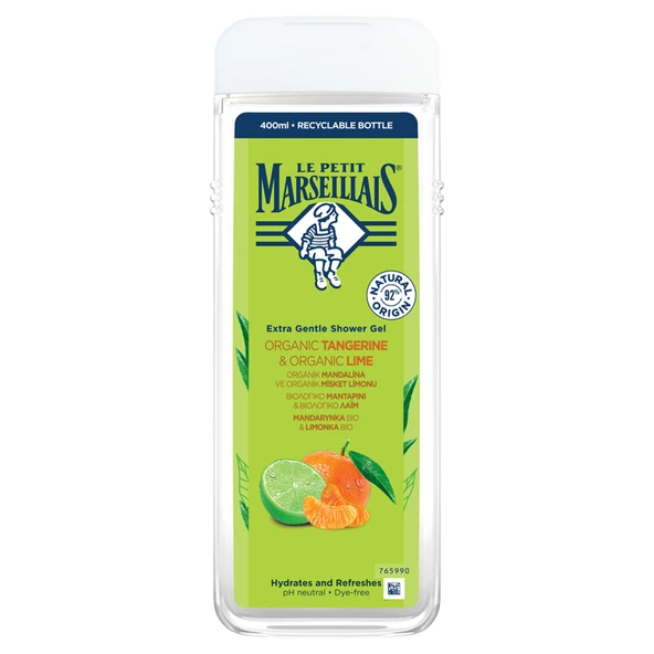 Le Petit Marseillais Mandalina ve Limon Duş Jeli 400 Ml (7'li Paket) ürün görseli 1