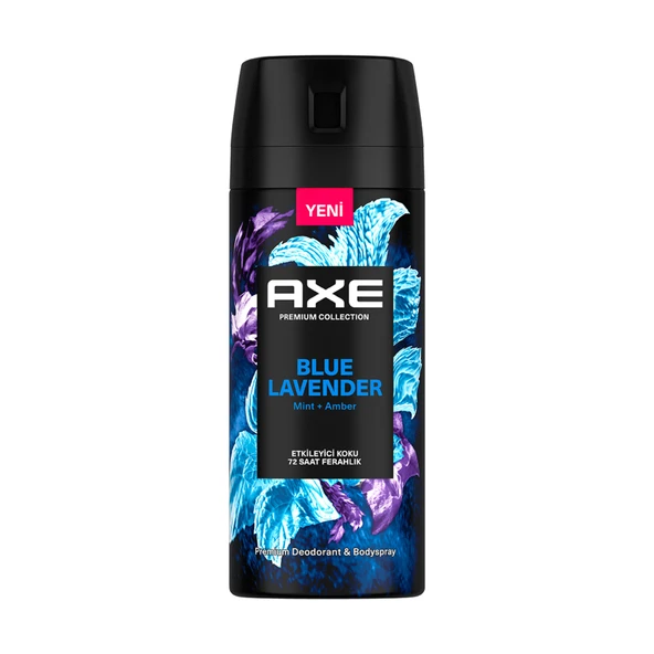 Axe Erkek Sprey Deodorant Blue Lavender 150 ml (6'li Paket) ürün görseli 1