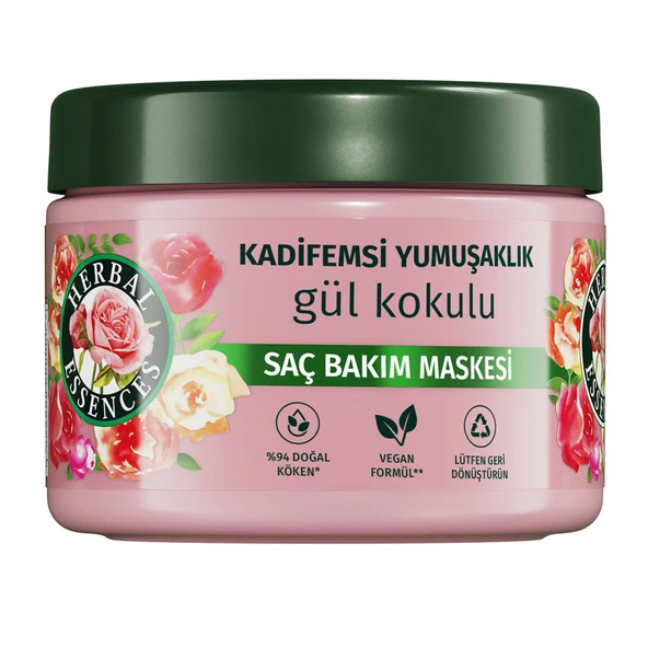 Herbal Essences Kadifemsi Yumuşaklık Saç Bakım Maskesi 300 Ml (6'li Paket) ürün görseli 1