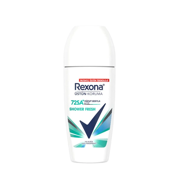 Rexona Shower Fresh 72Sa Roll On 50 Ml (8'li Paket) ürün görseli 1