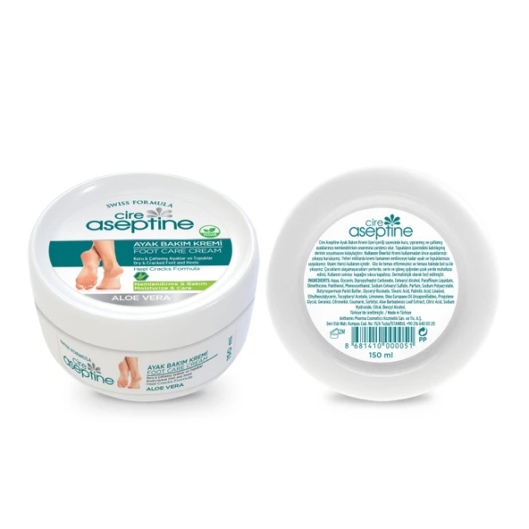 Cıre Aseptıne Ayak Kremi 150Ml (8'li Paket) ürün görseli 1